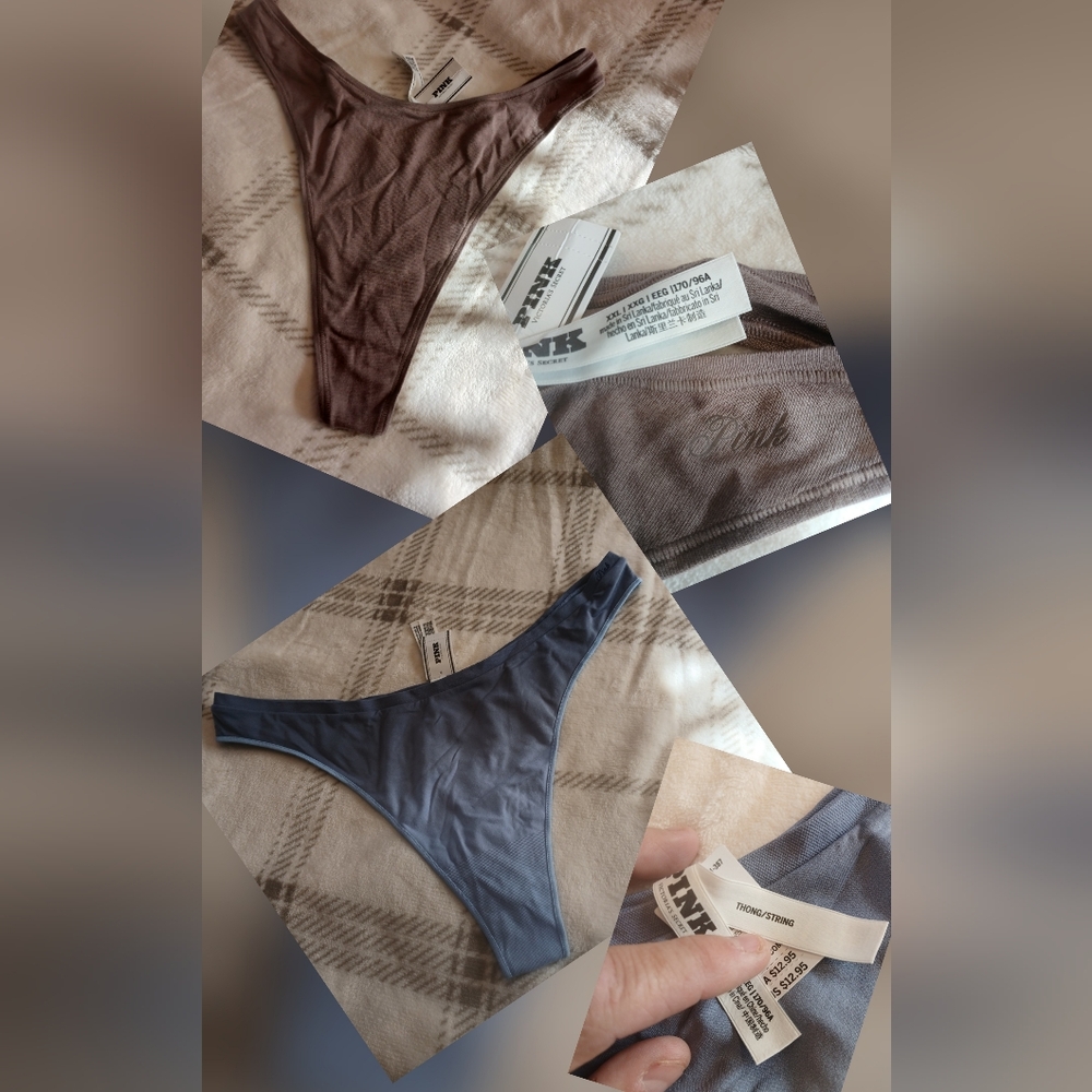 PINK Victoria's Secret Men's Underwear - Brown and Blue